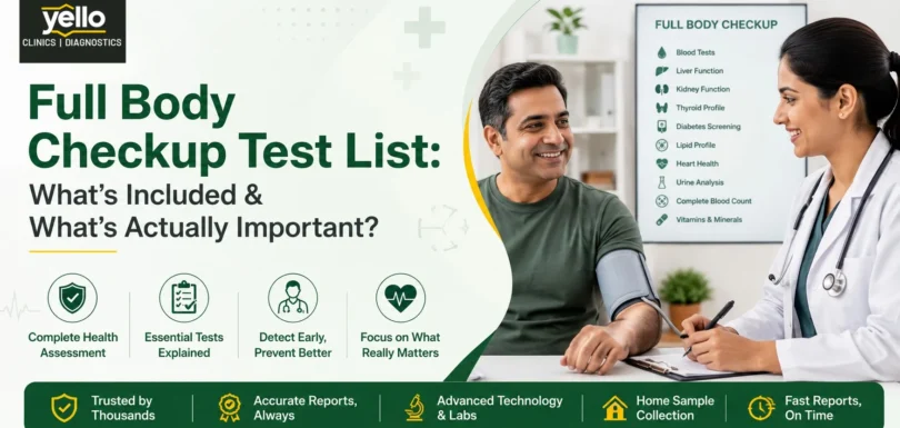 full body checkup test list