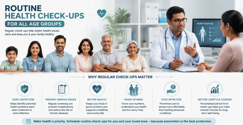 Routine Health Check-Ups For All Age Groups