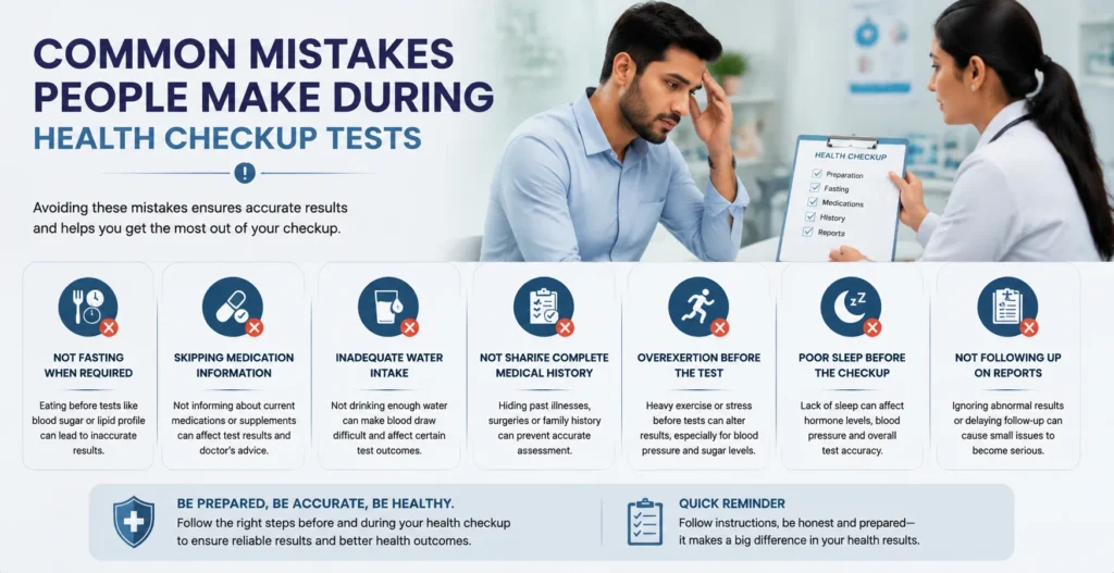 Common Mistakes People Make During Health Checkup Tests